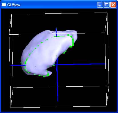 Newly created object in 3D view